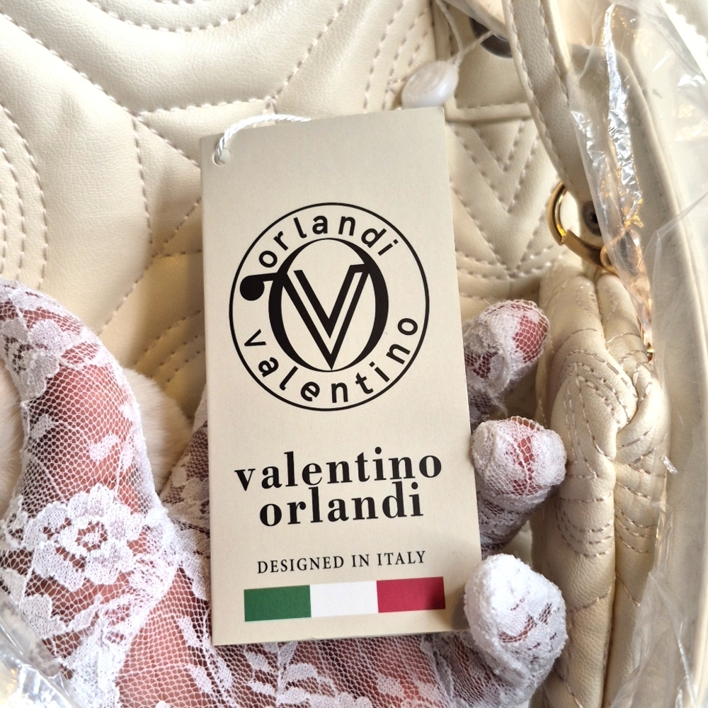 Valentino Orlandi Extra Large Quilted Tote Bag MSRP $359 - Picture 11 of 13